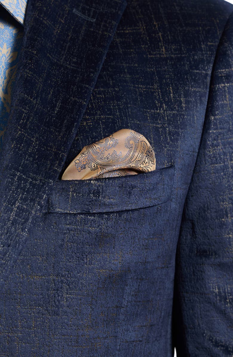 Robert Graham Ramon Navy Jacquard Sport Coat, Alternate, color, Navy