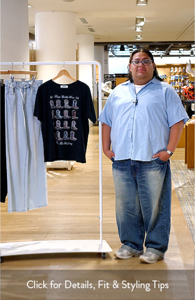 Boots for Walking Merch Cotton Graphic T-Shirt, sales video thumbnail