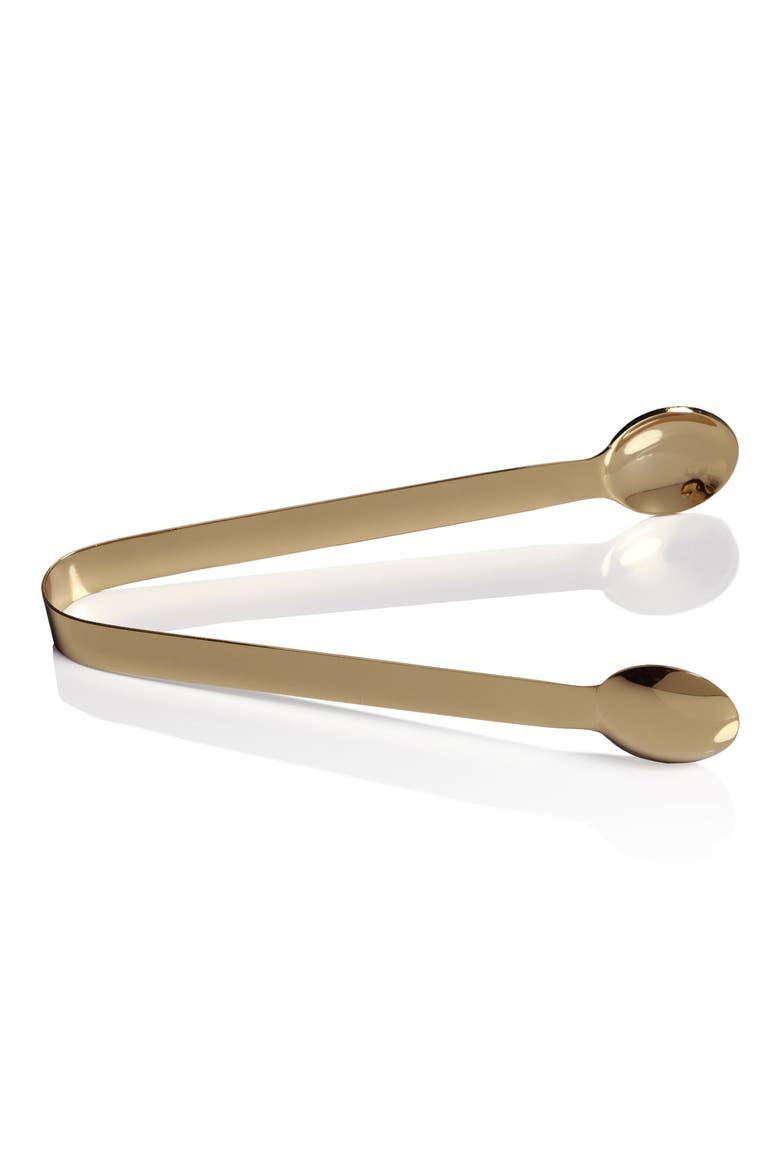 Alessia Ice Tongs, Main, color, GOLD