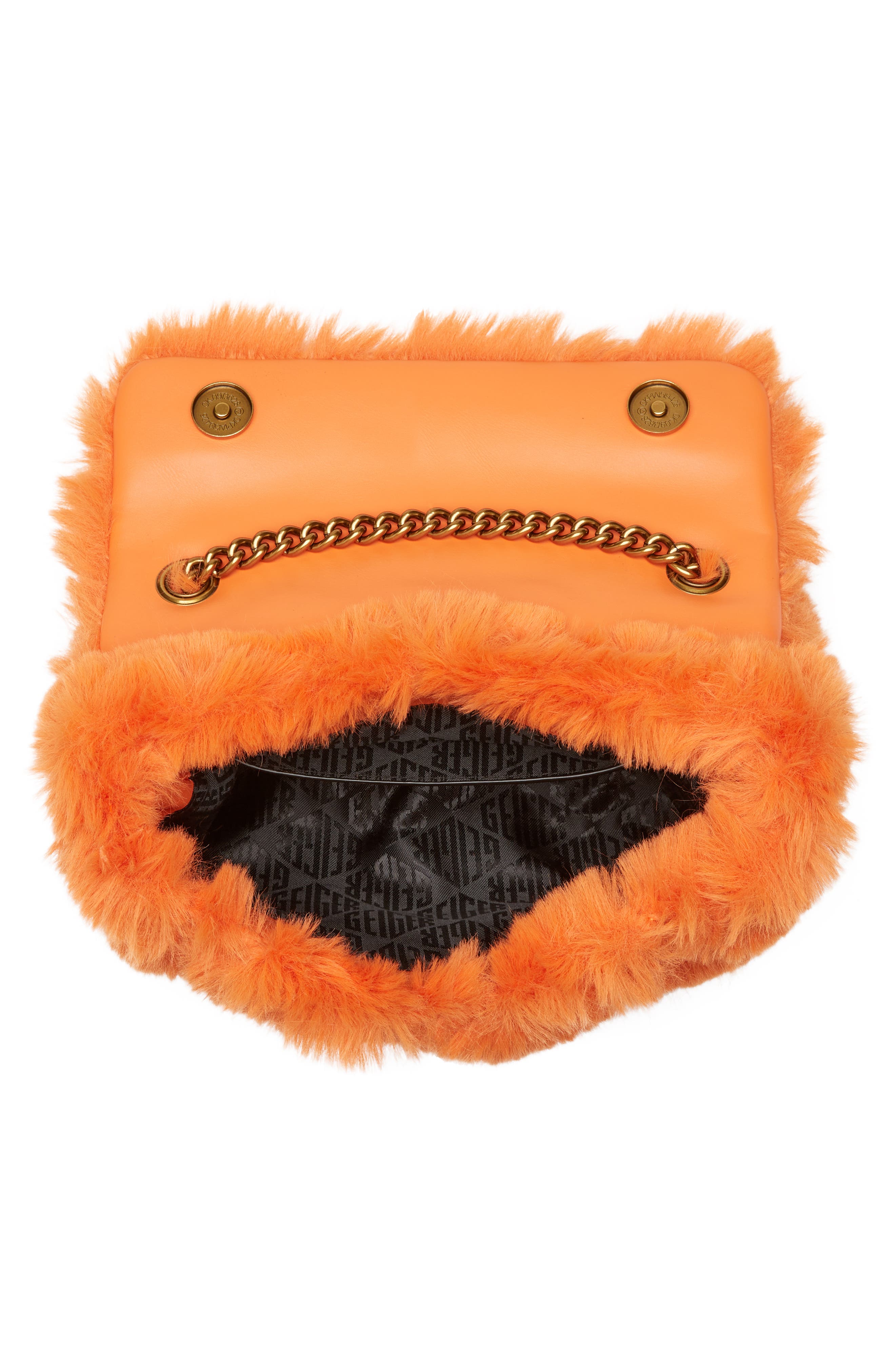 Kurt Geiger London Medium Kensington Faux Fur Crossbody Bag, Alternate, color, 