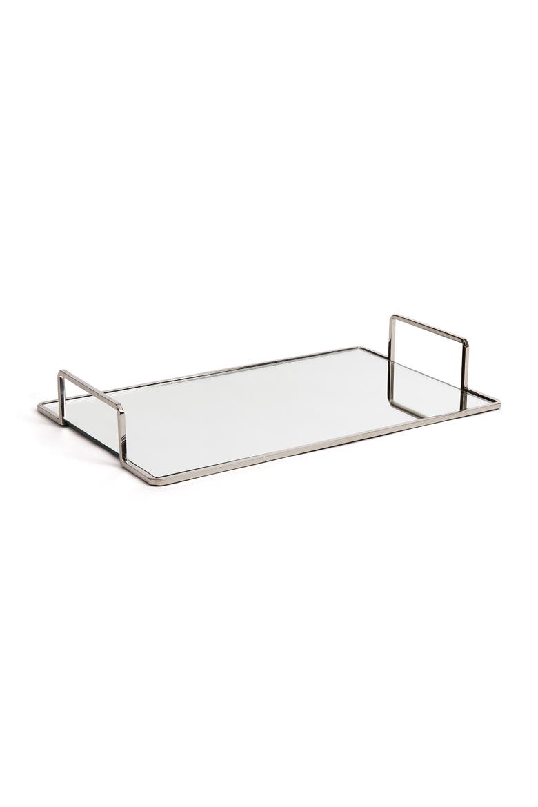 Covina Decorative Tray, Main, color, Silver