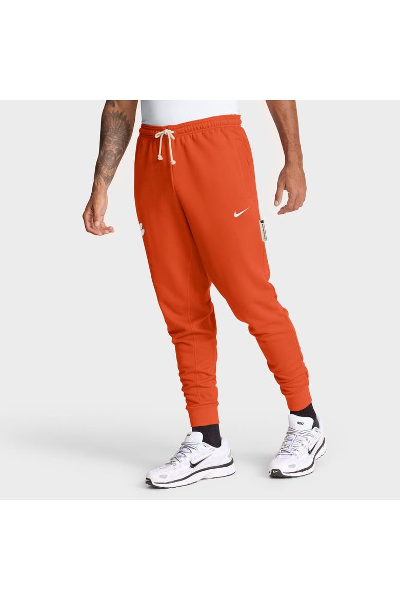 Men's Nike Orange Clemson Tigers Sideline Standard Issue Dri-FIT Taper Pants, Alternate, color, Orange