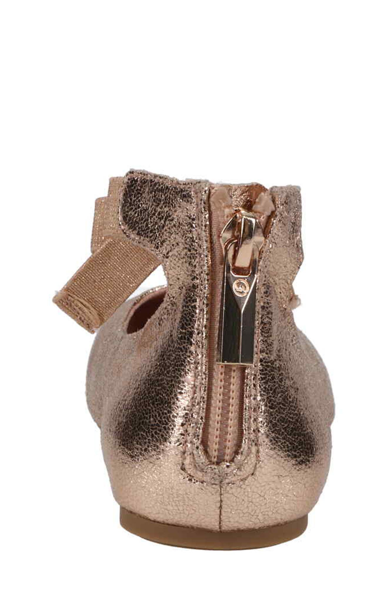 MICHAEL Michael Kors Kenyah Kay Metallic Ballet Flat, Alternate, color, 