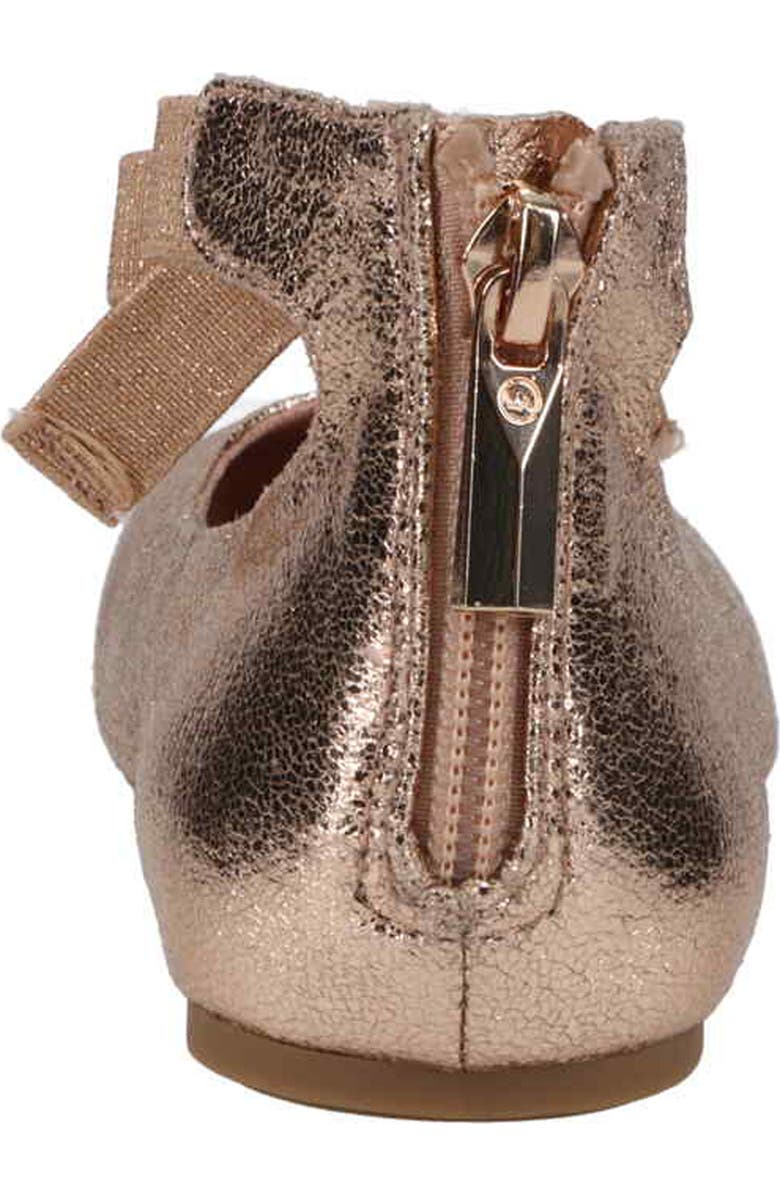 MICHAEL Michael Kors Kenyah Kay Metallic Ballet Flat, Alternate, color,