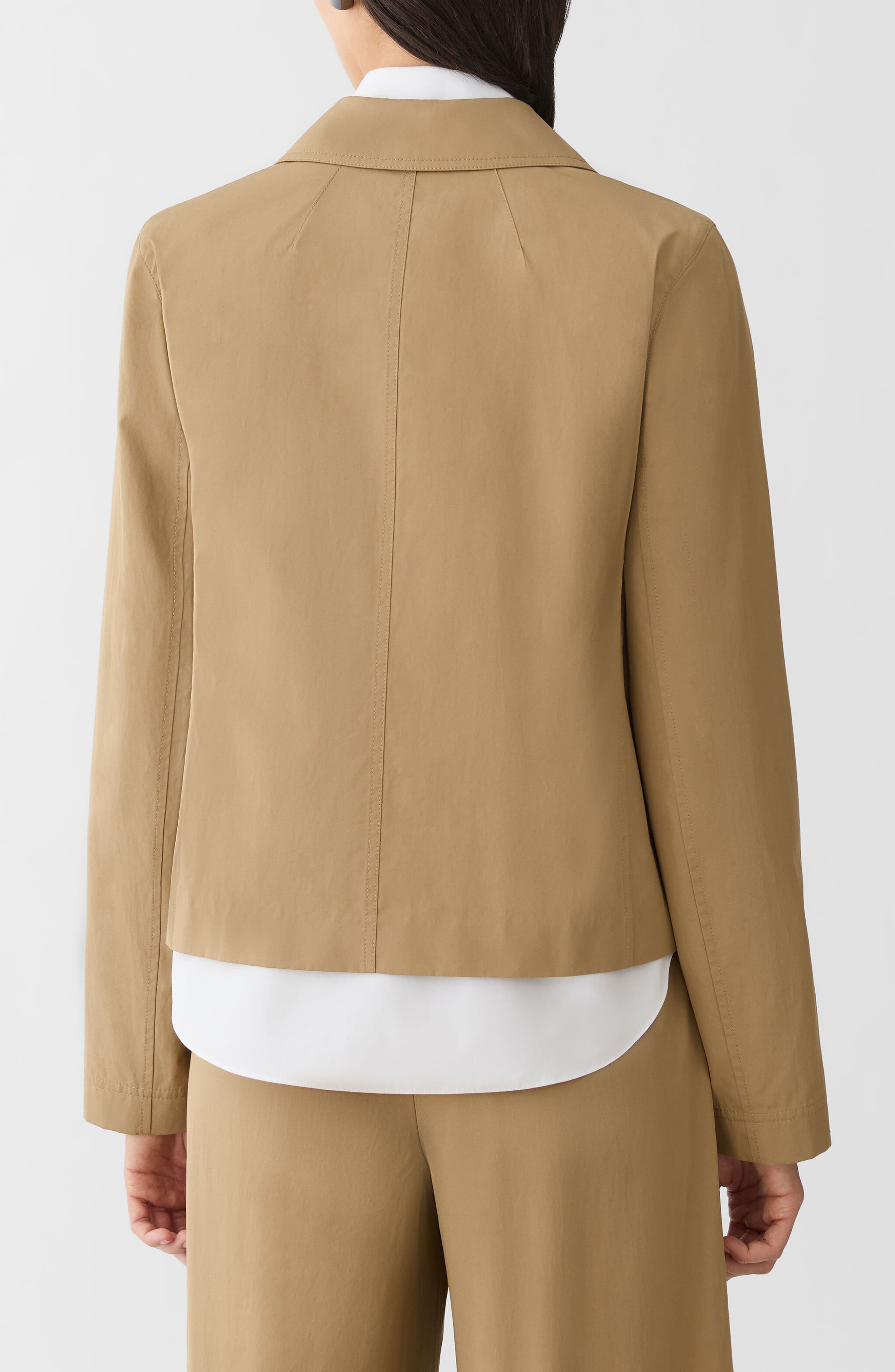 Patch Pocket Organic Cotton Poplin Jacket - image 2