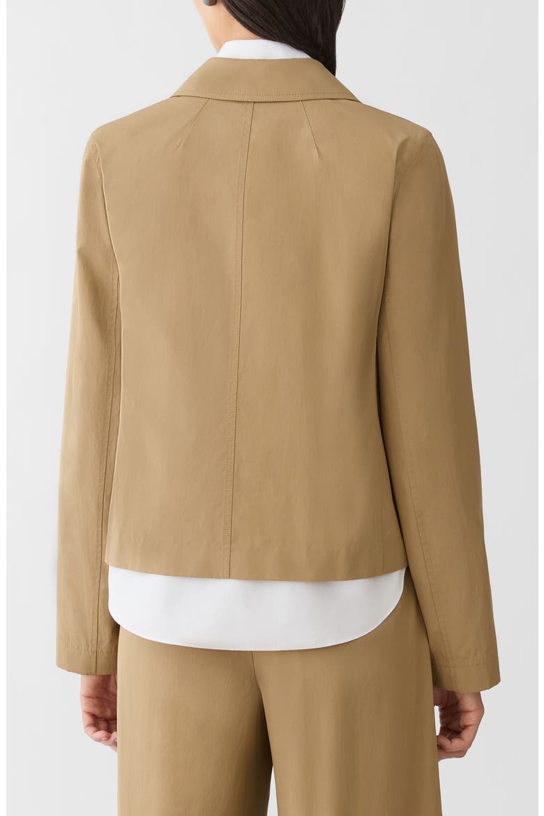 Patch Pocket Organic Cotton Poplin Jacket, Alternate, color, CADET KHAKI