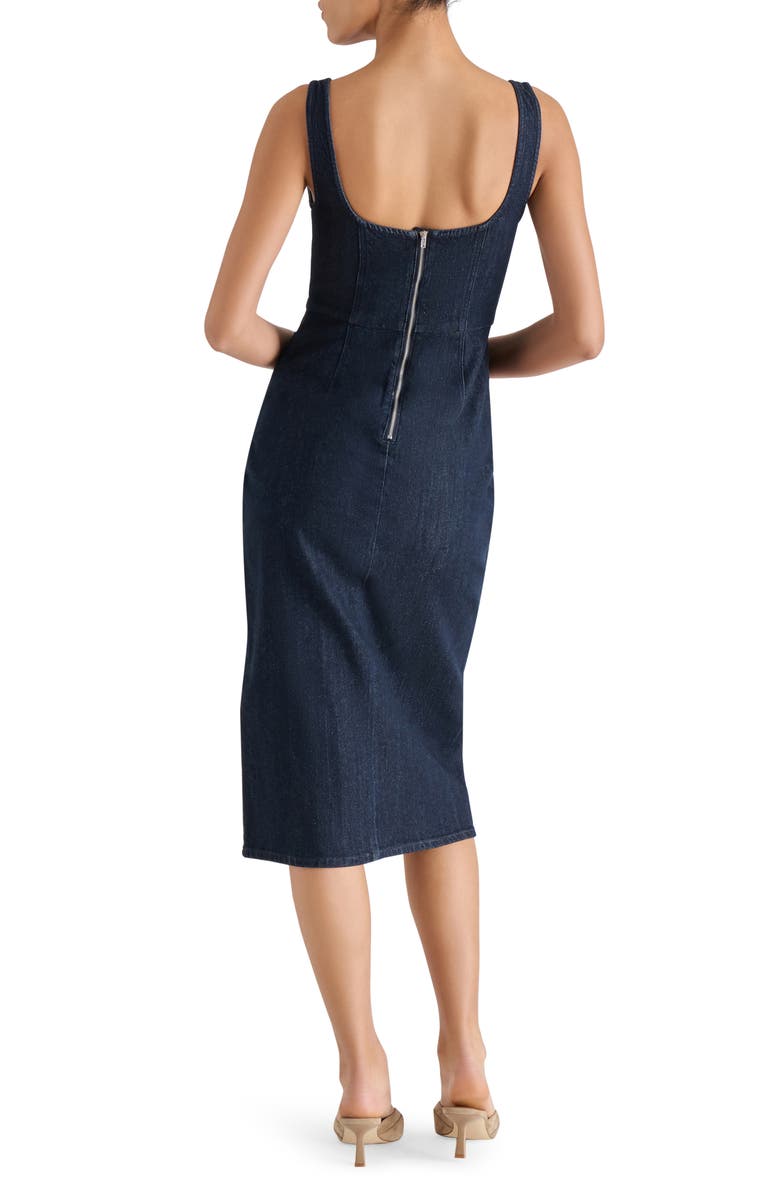 Steve Madden Milo Denim Midi Dress, Alternate, color, Washed Denim