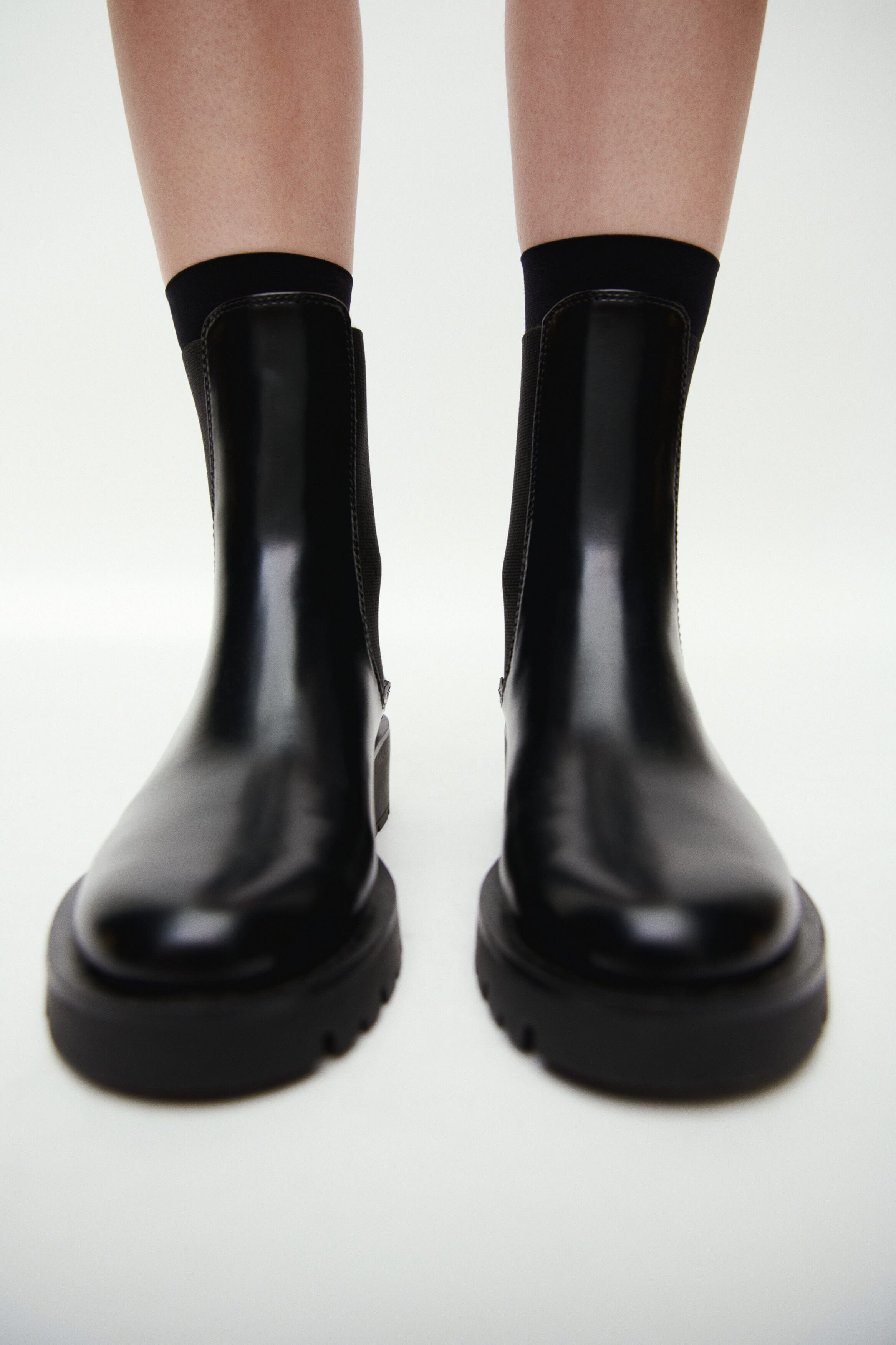 H&M Chelsea Boots, Main, color, Black