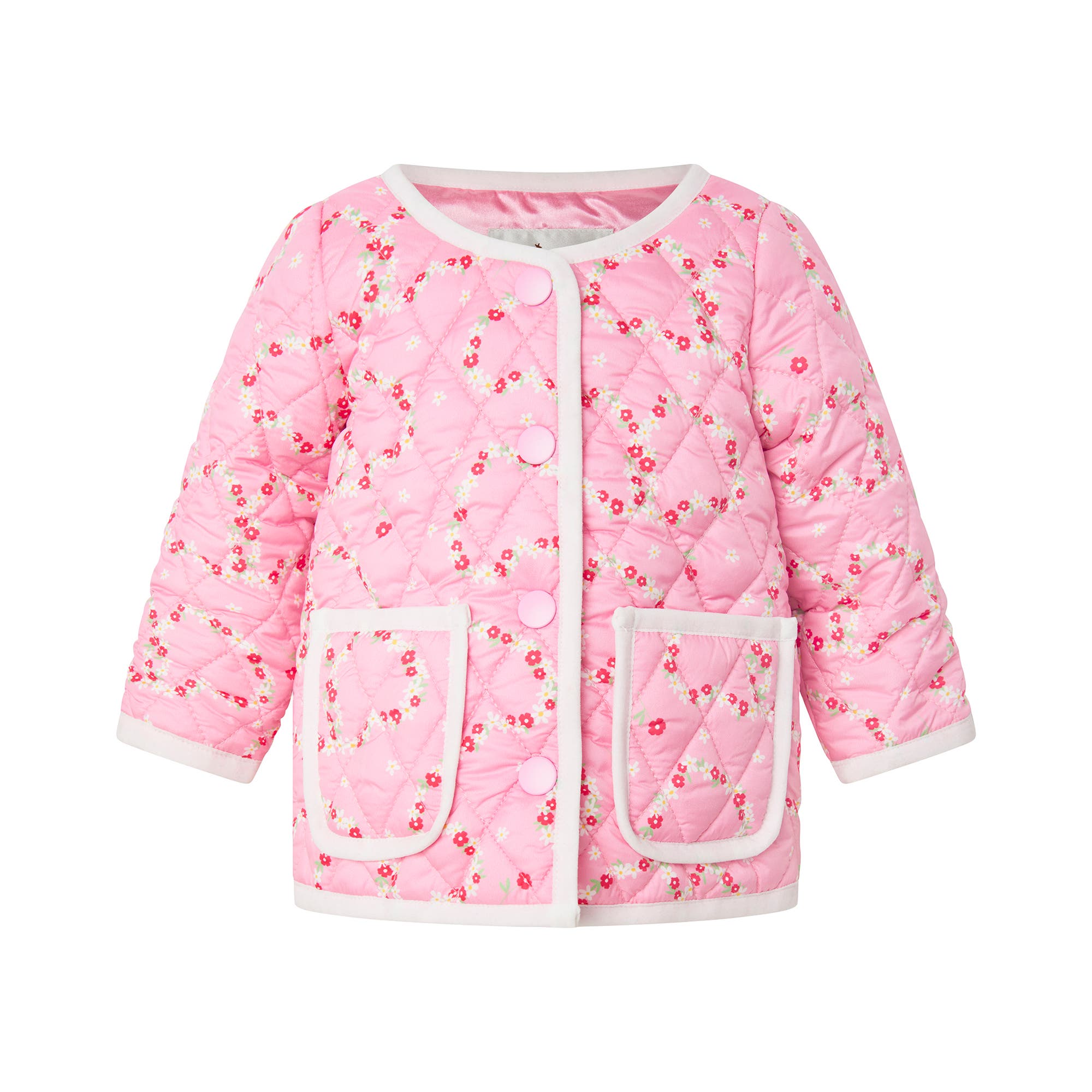 Rachel Riley Mini Daisy Bias Trim Jacket | Nordstrom