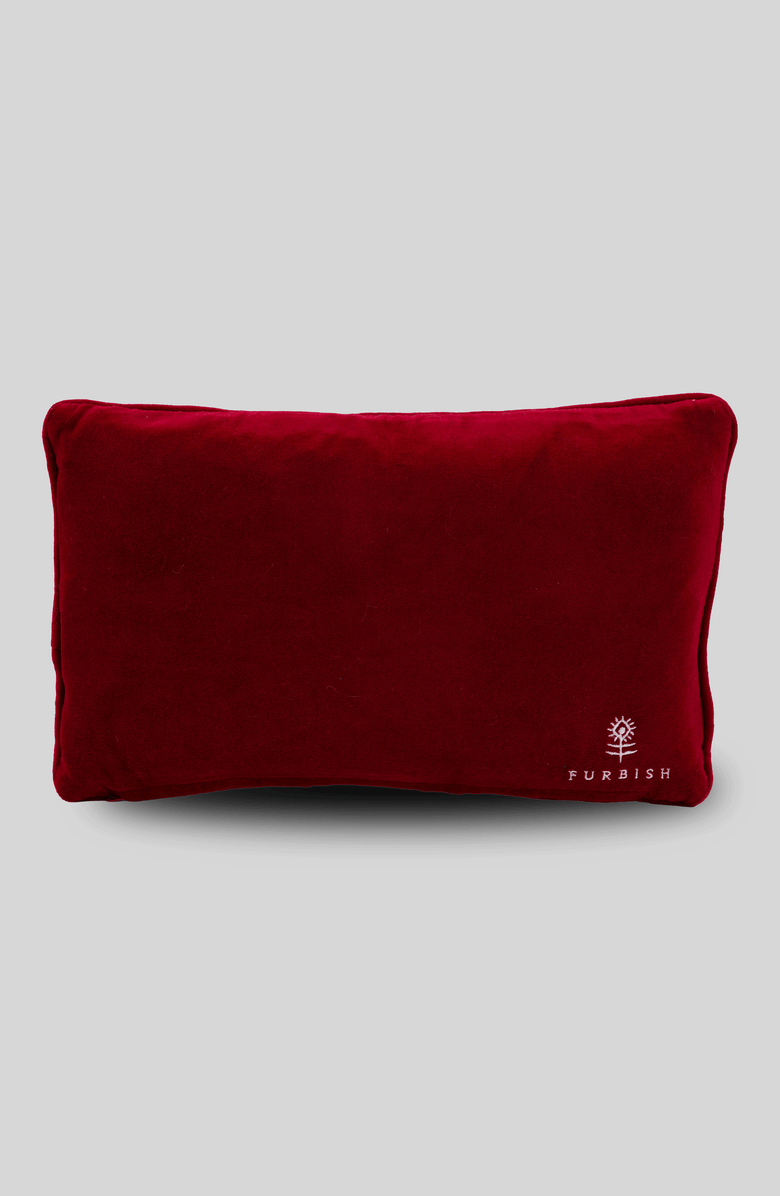 Furbish Studio Mentally Stable Needlepoint Pillow, Alternate, color, Mentally Stable