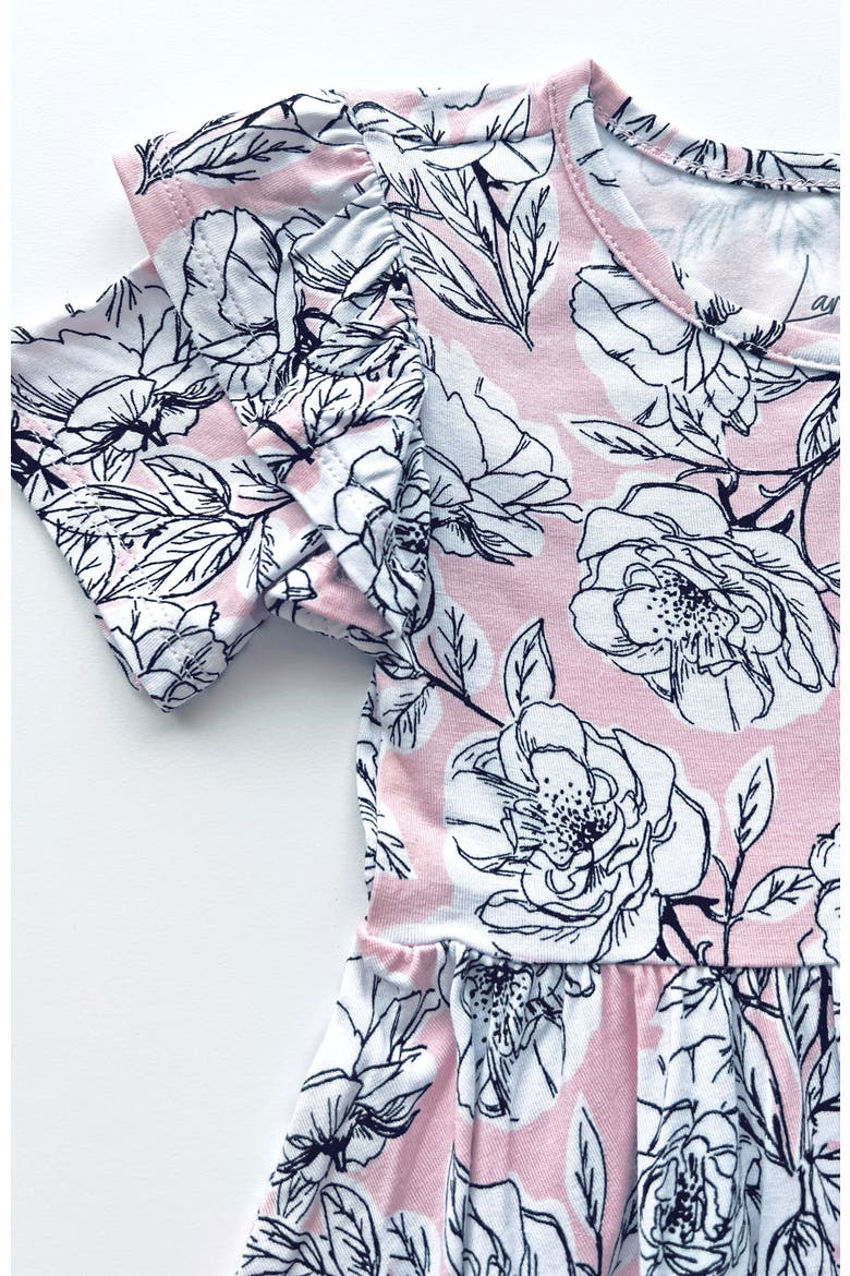 Allie Ruffle Spin Dress, Alternate, color, Floral