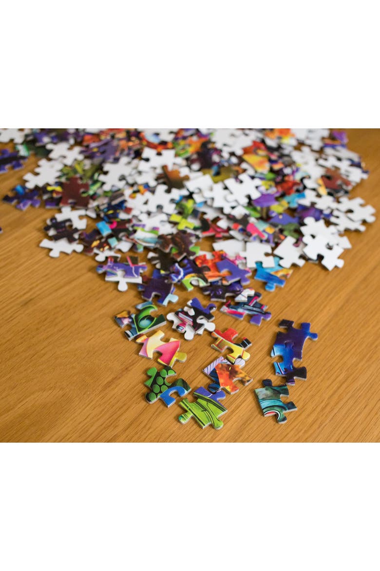 Rockem Sockem Mecha Robot Puzzle For Adults And Kids | 1000 Piece Jigsaw Puzzle, Alternate, color, Red