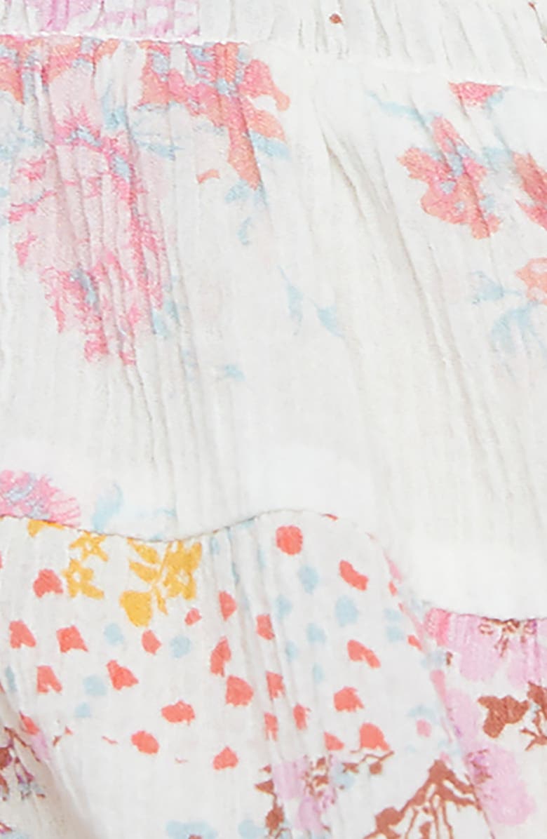 Free People Patchwork Cotton Knee Length Top, Alternate, color, 