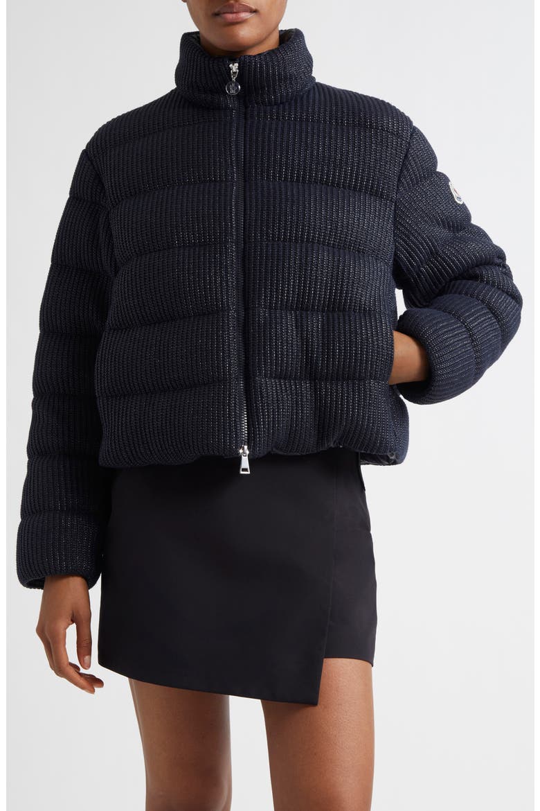 Thoiry Down Puffer Jacket, Main, color, NAVY BLUE