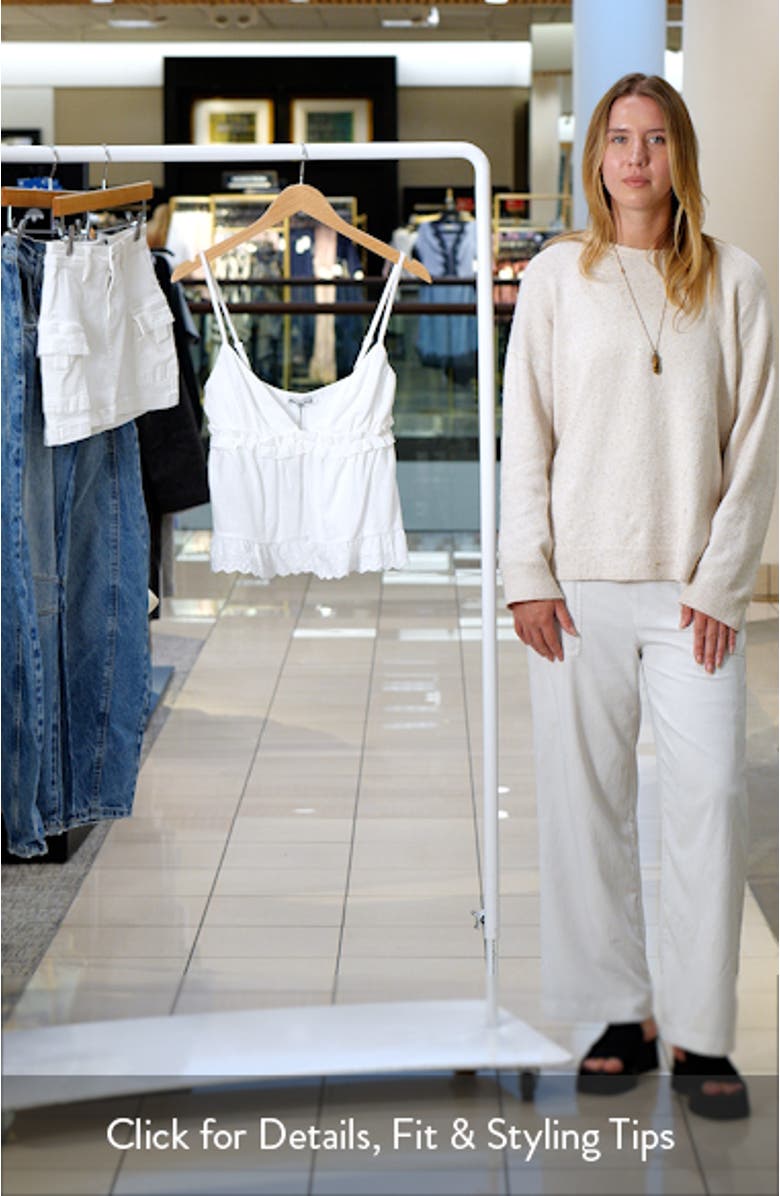 To One's Liking Eyelet Babydoll Camisole, sales video thumbnail