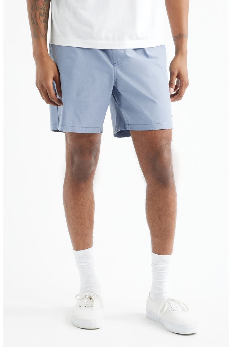 Range Relaxed Water Repellent Shorts, Main, color, GLACIAL SLATE