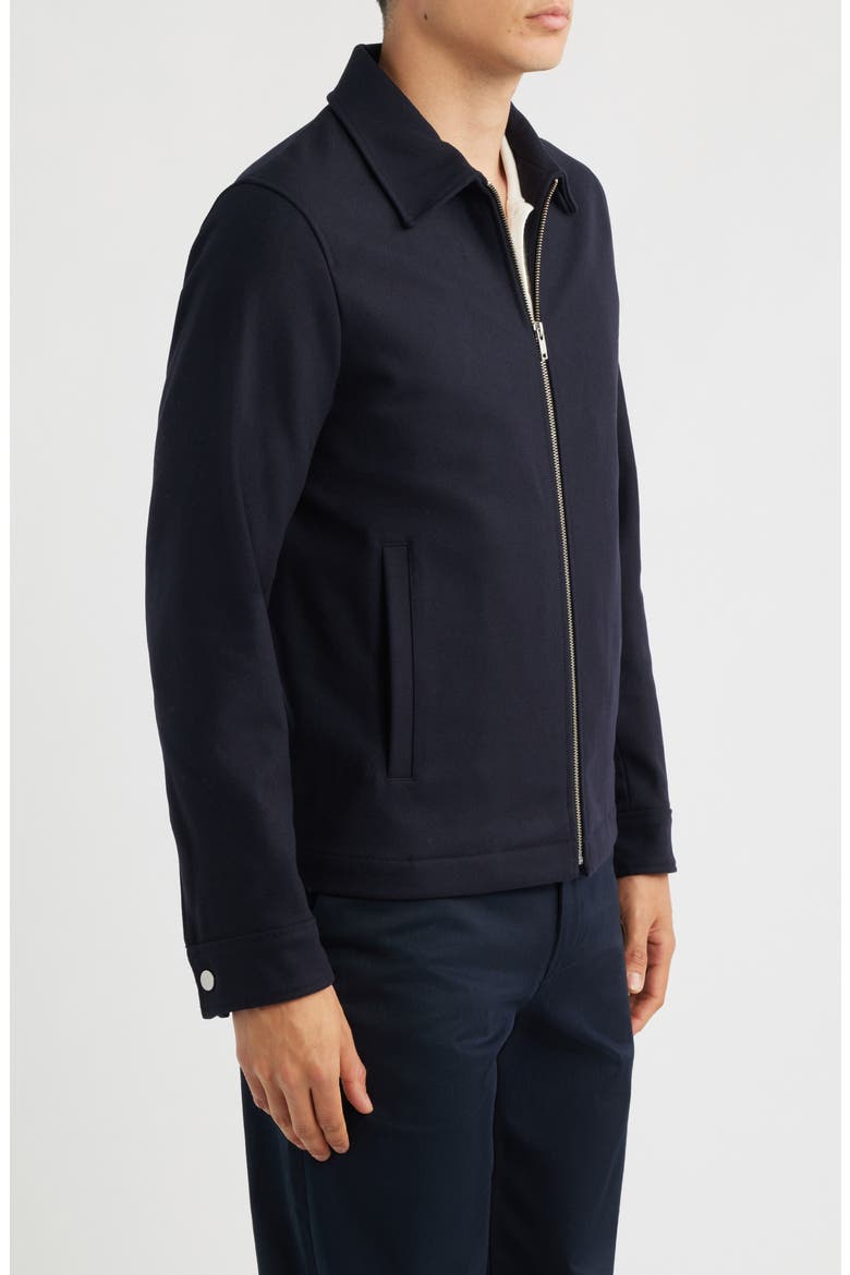 Wyatt Wool Blend Bomber Jacket, Alternate, color, ECLIPSE
