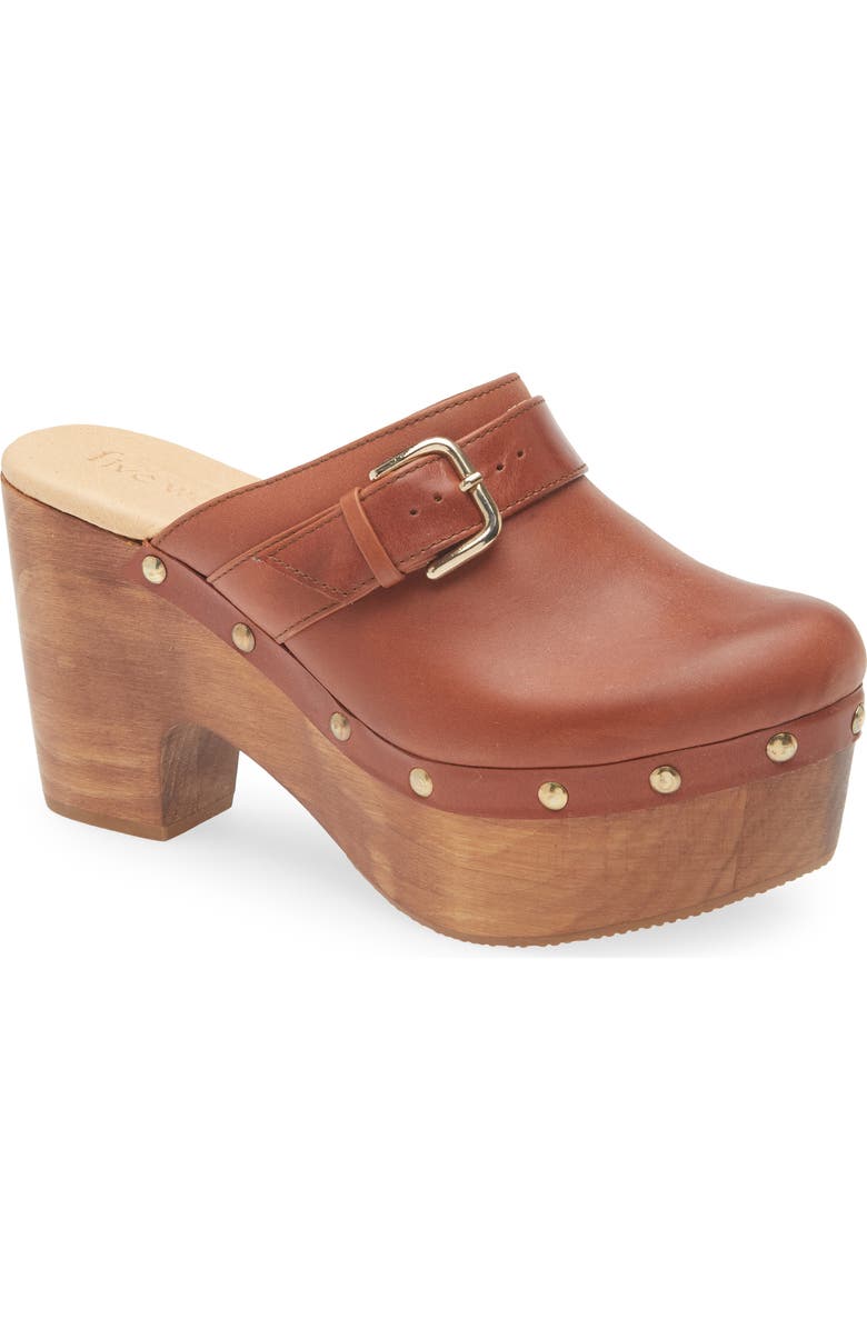 Cordani Platform Mule, Main, color, Old Cognac