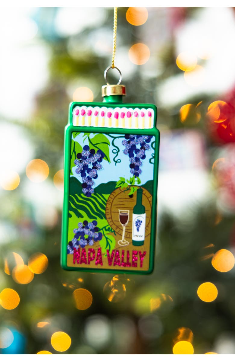 Furbish Matchbook Ornament - Napa Valley, Alternate, color, 