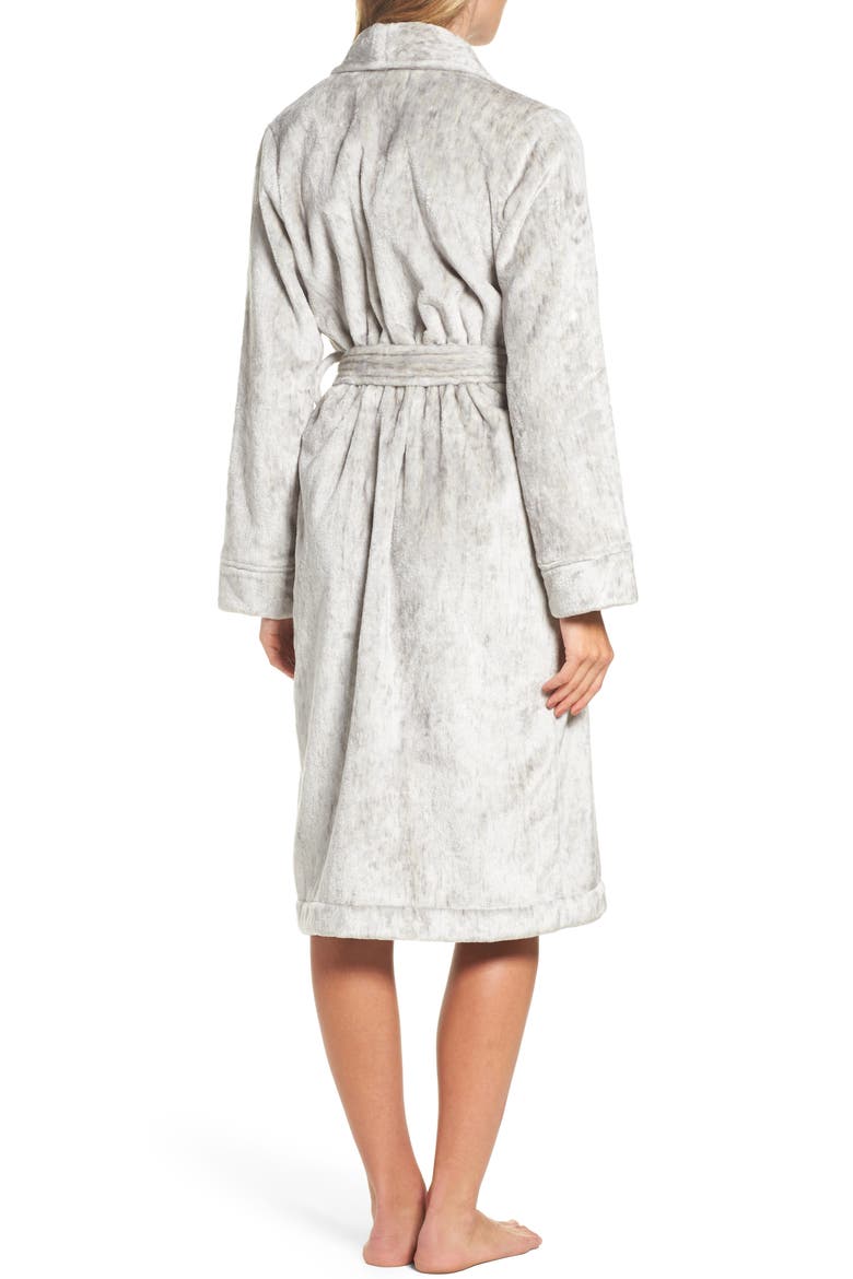 Nordstrom So Soft Plush Robe, Alternate, color, GREY HEATHER