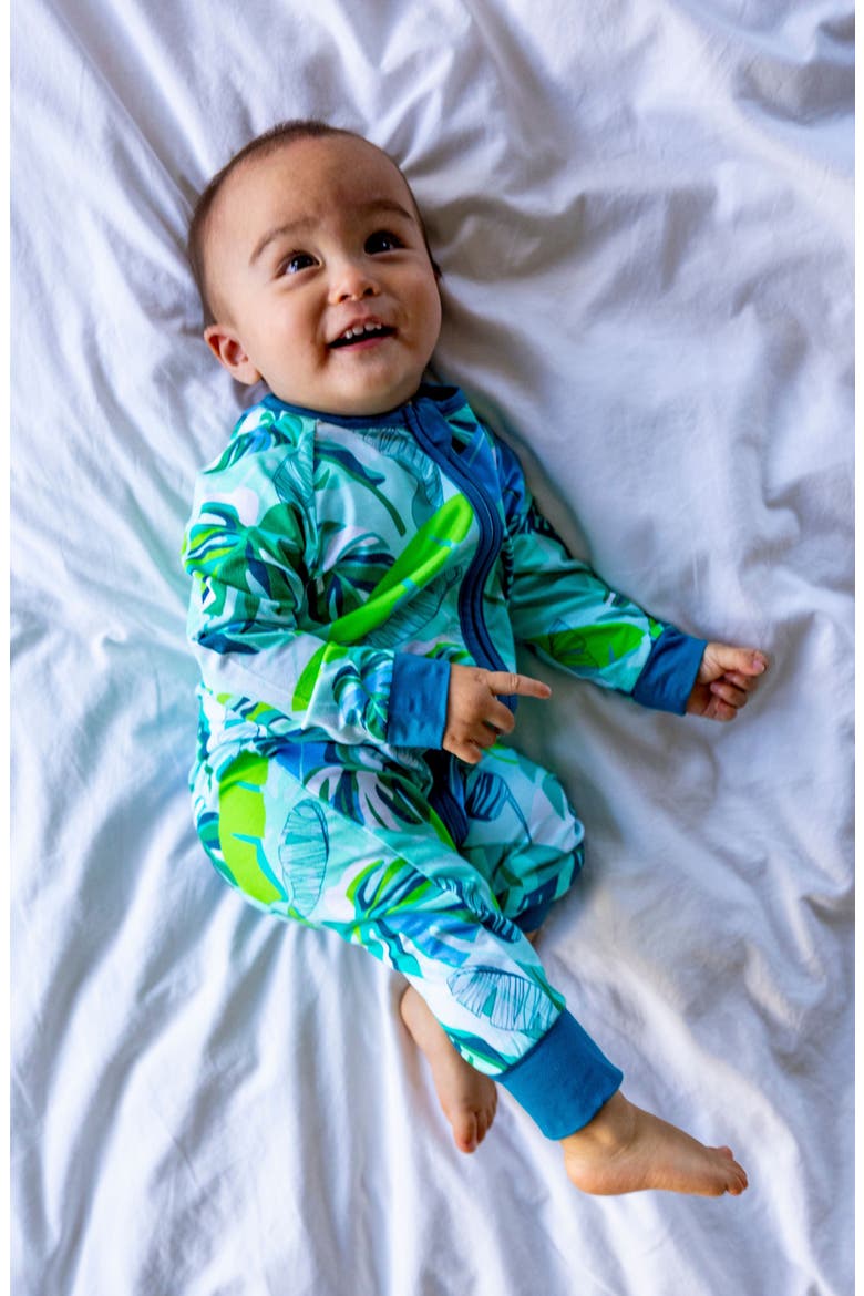 Backyard Oasis Romper, Alternate, color, GREEN