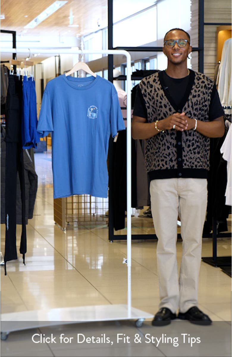 Sundown Adventure Division Organic Cotton Graphic T-Shirt, sales video thumbnail