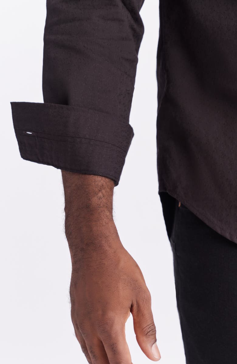 Robert Graham Walford Long Sleeve Woven Shirt, Alternate, color, Black