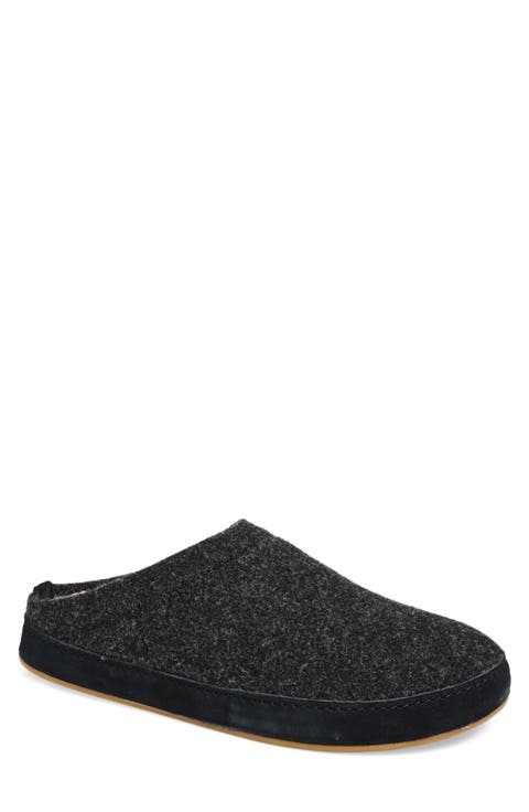 Hāmani Hulu Genuine Shearling Lined Mule Slipper (Men)