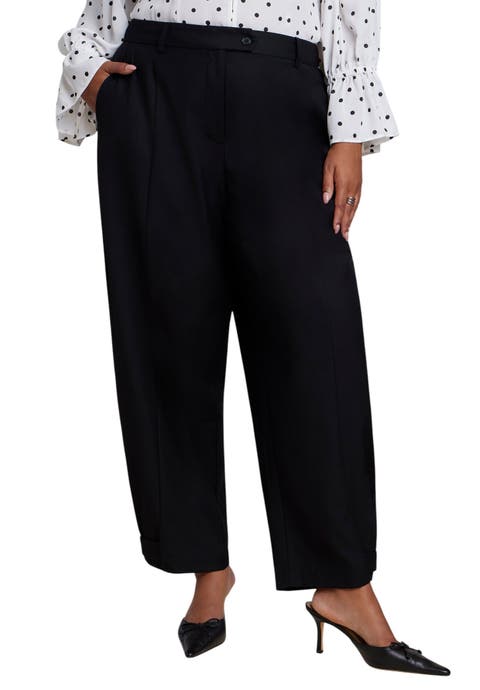 Button Ankle Barrel Trouser (plus)
