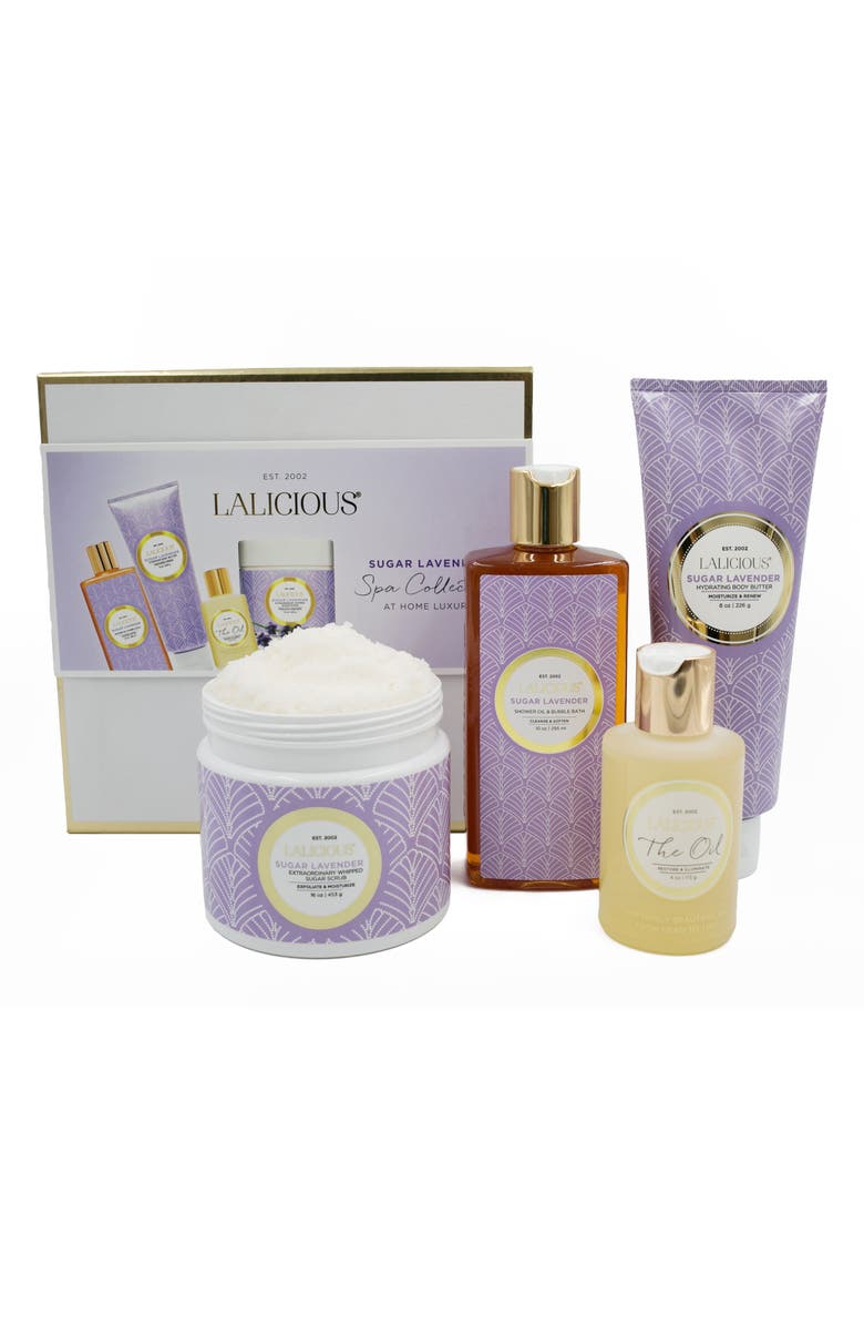 LALICIOUS Sugar Lavender At Home Spa Collection, Alternate, color,