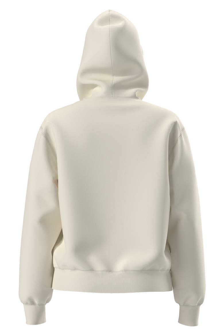 Evolution Simple Dome Fleece Hoodie, Alternate, color, WHITE DUNE