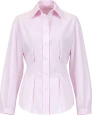 Callas Milano LUCIA Lantern Sleeve Shirt Violet
