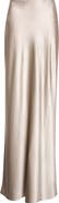 Veronica Beard Medina Silk Blend Satin Maxi Skirt