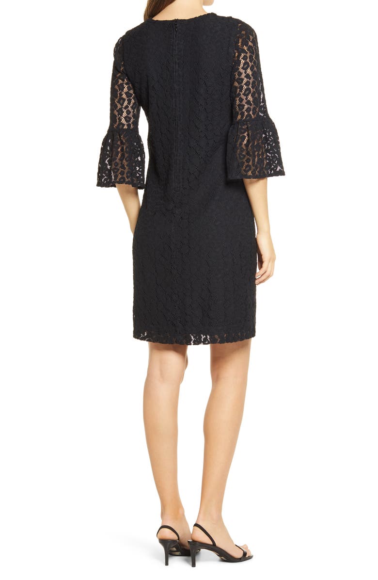 Lilly Pulitzer<sup>®</sup> Jaclene Leopard Lace Onyx Dress, Alternate, color, 