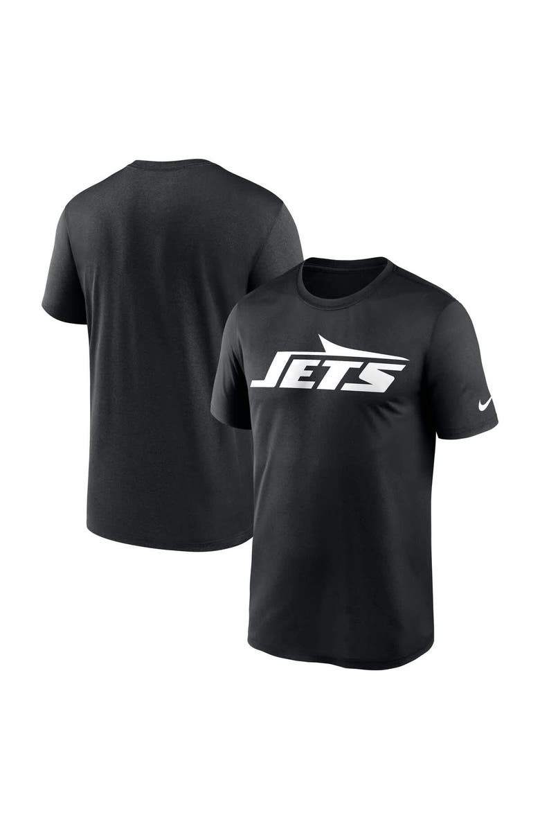 Nike Men's Nike Black New York Jets Legend Logo Performance T-Shirt, Main, color, Black