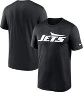 Nike Men's Nike  Black New York Jets Legend Logo Performance T-Shirt
