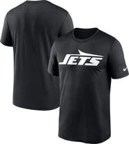 Nike Men's Nike  Black New York Jets Legend Logo Performance T-Shirt