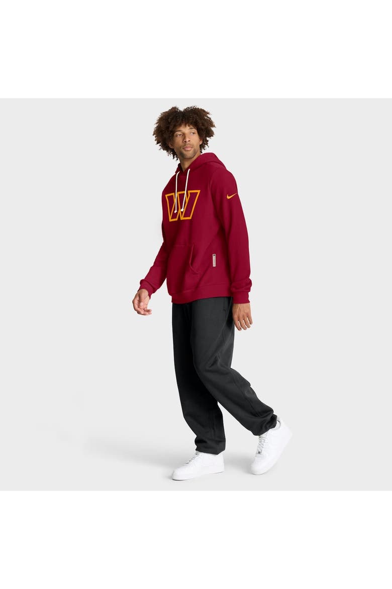 Men's Nike Burgundy Washington Commanders Sideline Standard Issue Initial Home Dri-FIT Hoodie, Alternate, color, Burgundy