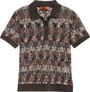 Missoni Knit Metallic Lace Polo