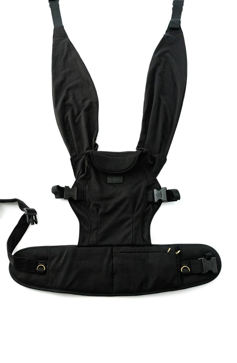 Tushbaby Pearl Newborn Wrap Carrier, Main, color, Black