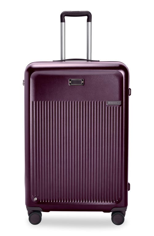 Briggs & Riley Large Sympatico Expandable 30-Inch Spinner Packing Case in Plum 