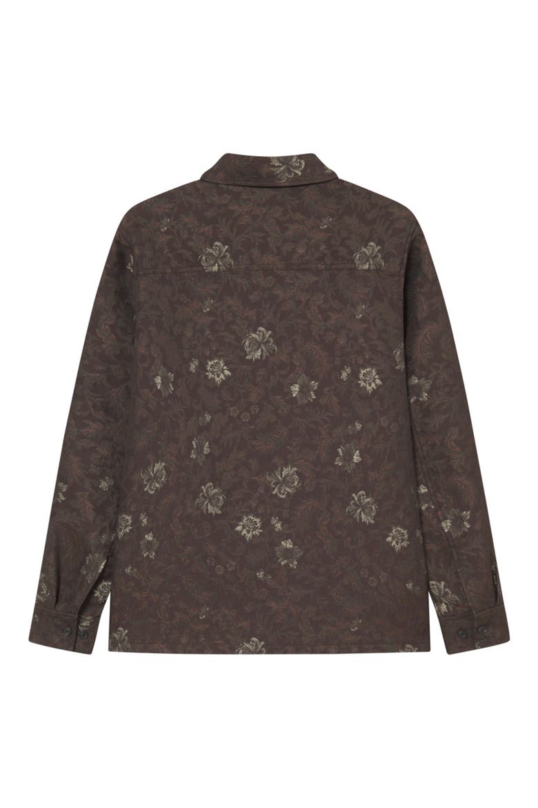 Kaleb Jacquard Overshirt, Alternate, color, MONKS ROBE