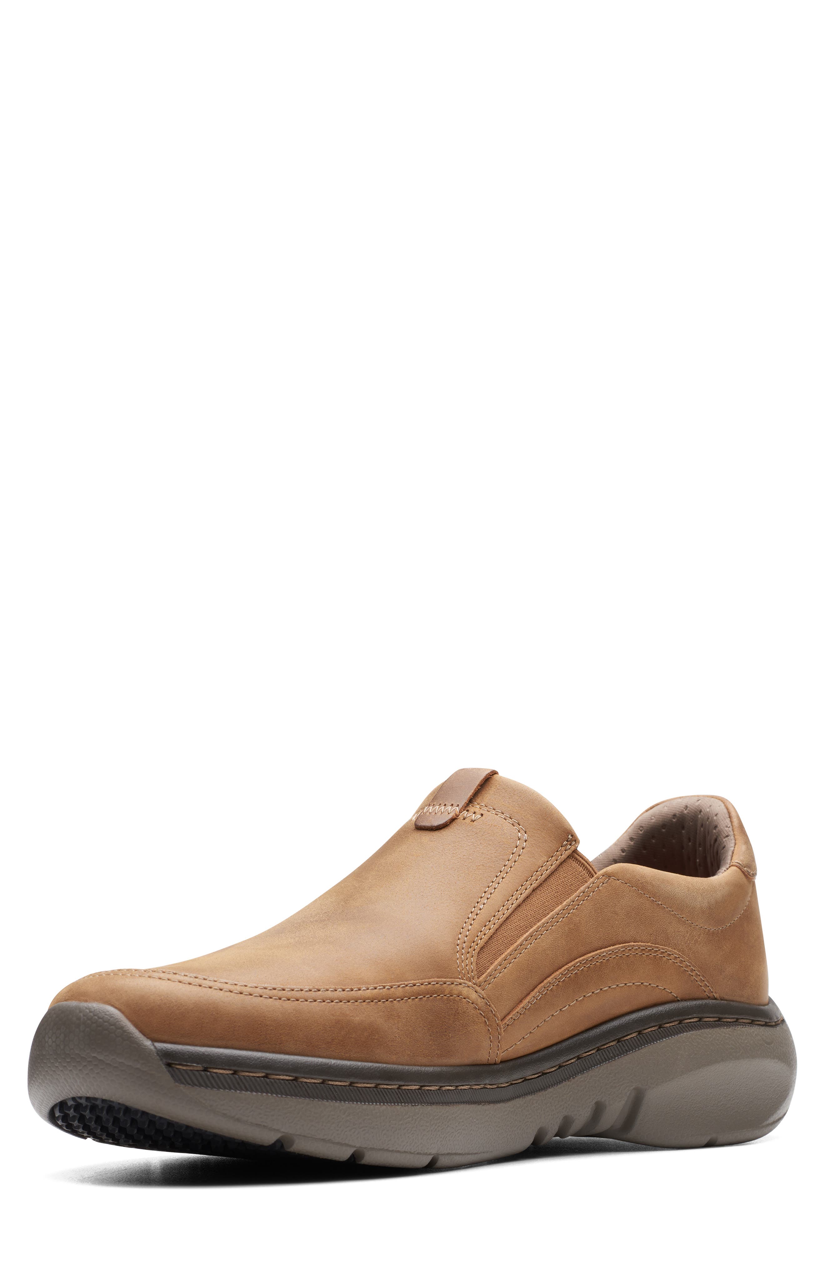 Pro Step Slip Resistant Loafer, Alternate, color, BEESWAX LEATHER