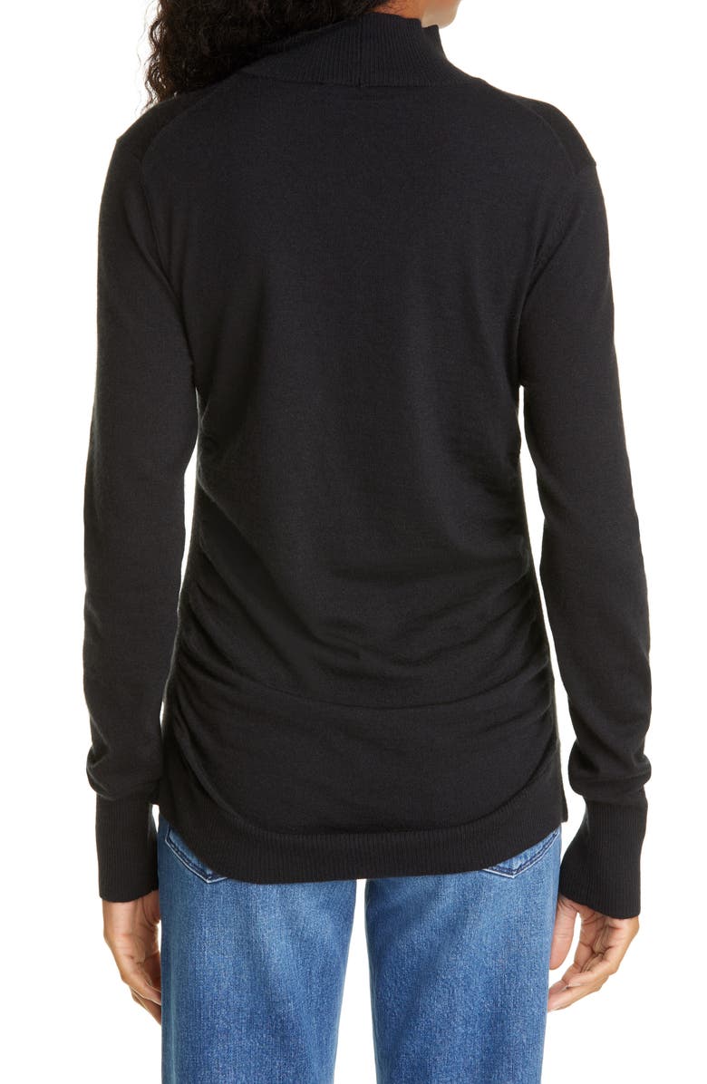 FRAME Luxe Silk Blend Turtleneck Sweater, Alternate, color, 