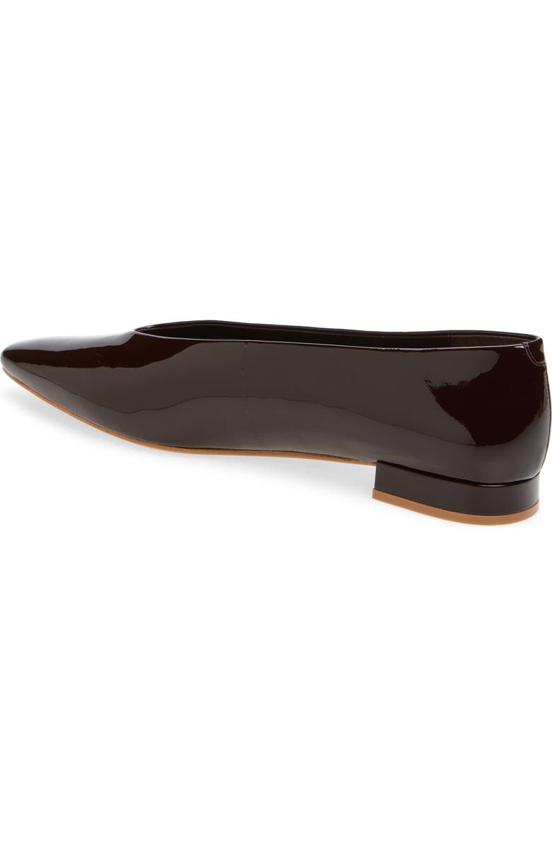 Jeffrey Campbell Hinted Pointed Toe Flat, Alternate, color, Coffee Patent