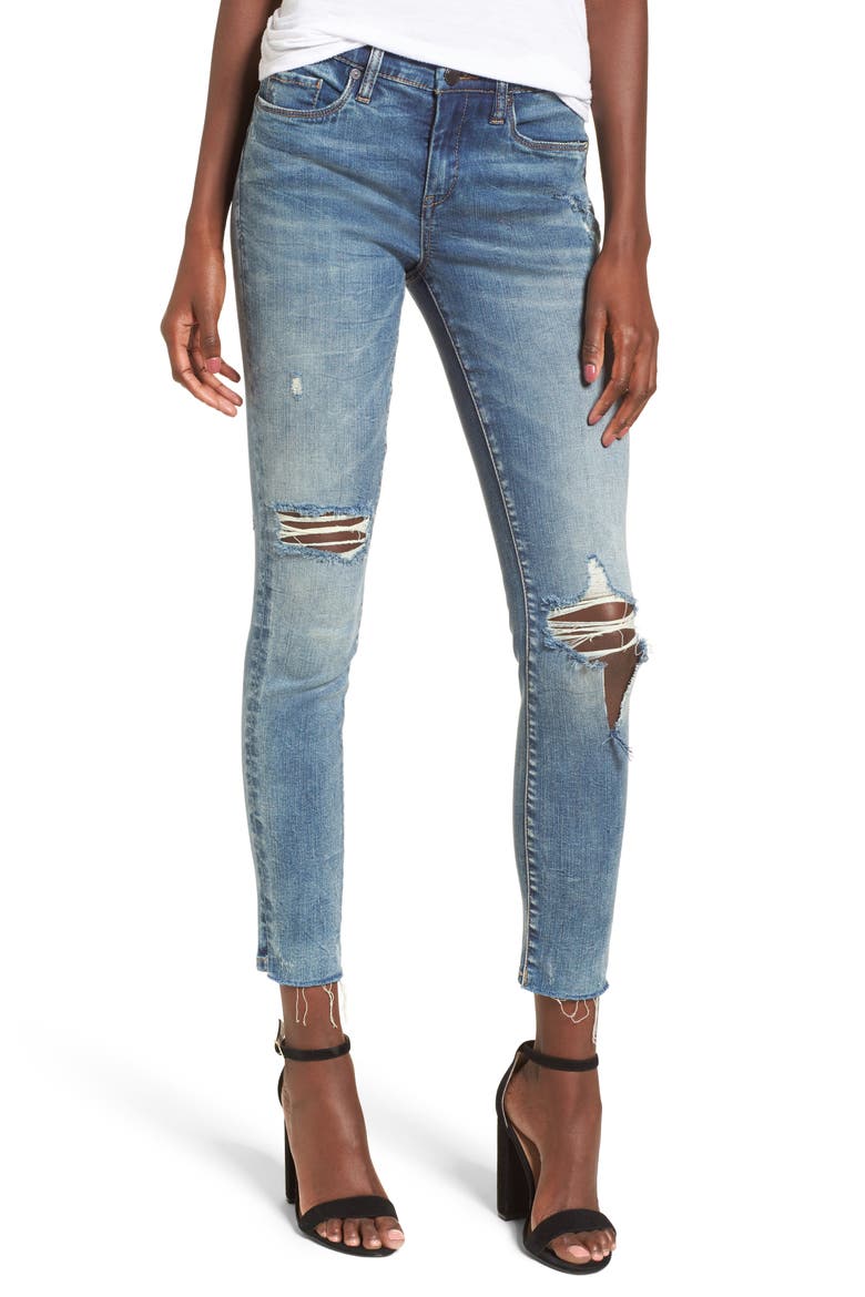 Distressed High Waist Skinny Jeans video