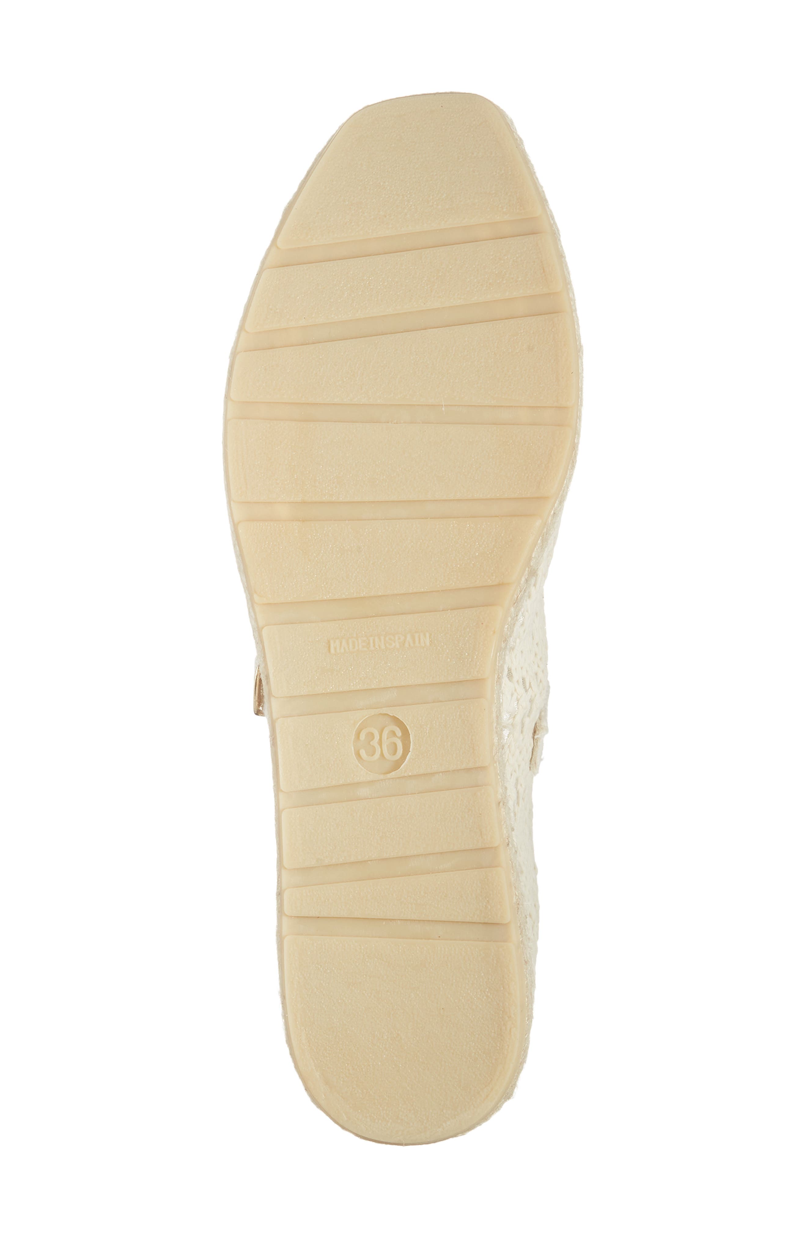 Toni Pons Inca Espadrille Wedge, Alternate, color, Ivory