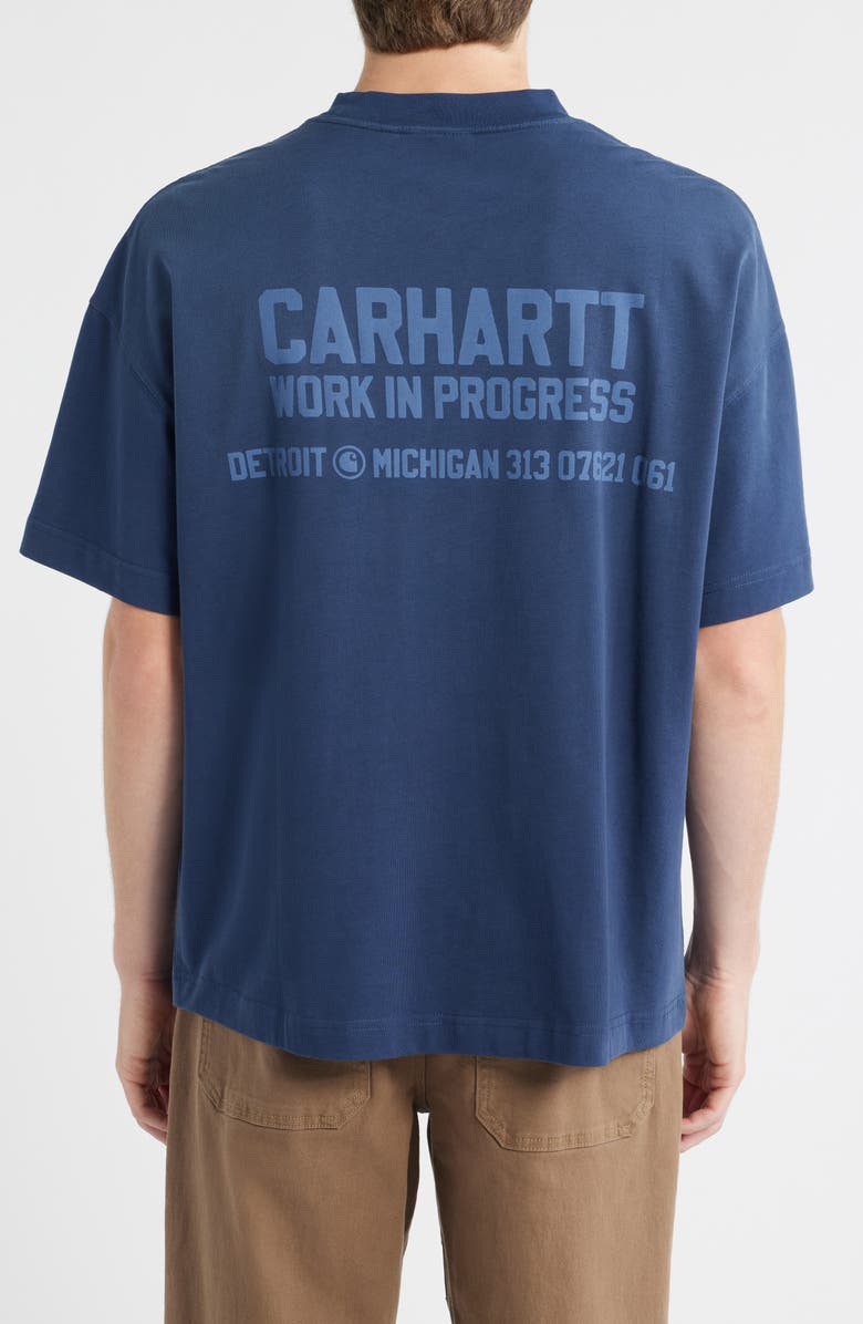 Carhartt Work In Progress Distance Organic Cotton Graphic T-Shirt, Alternate, color, Jupiter S