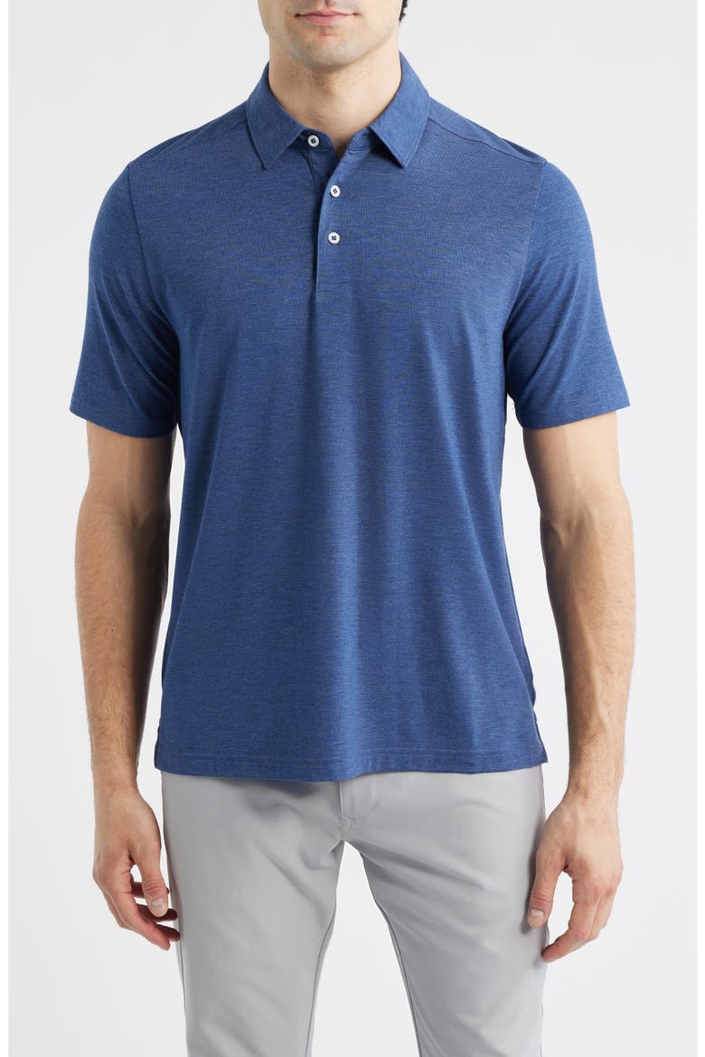 XC® Apex Performance Polo, Main, color, NAVY HEATHER