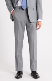 Tommy Hilfiger Flat Front Wool Blend Dress Pants